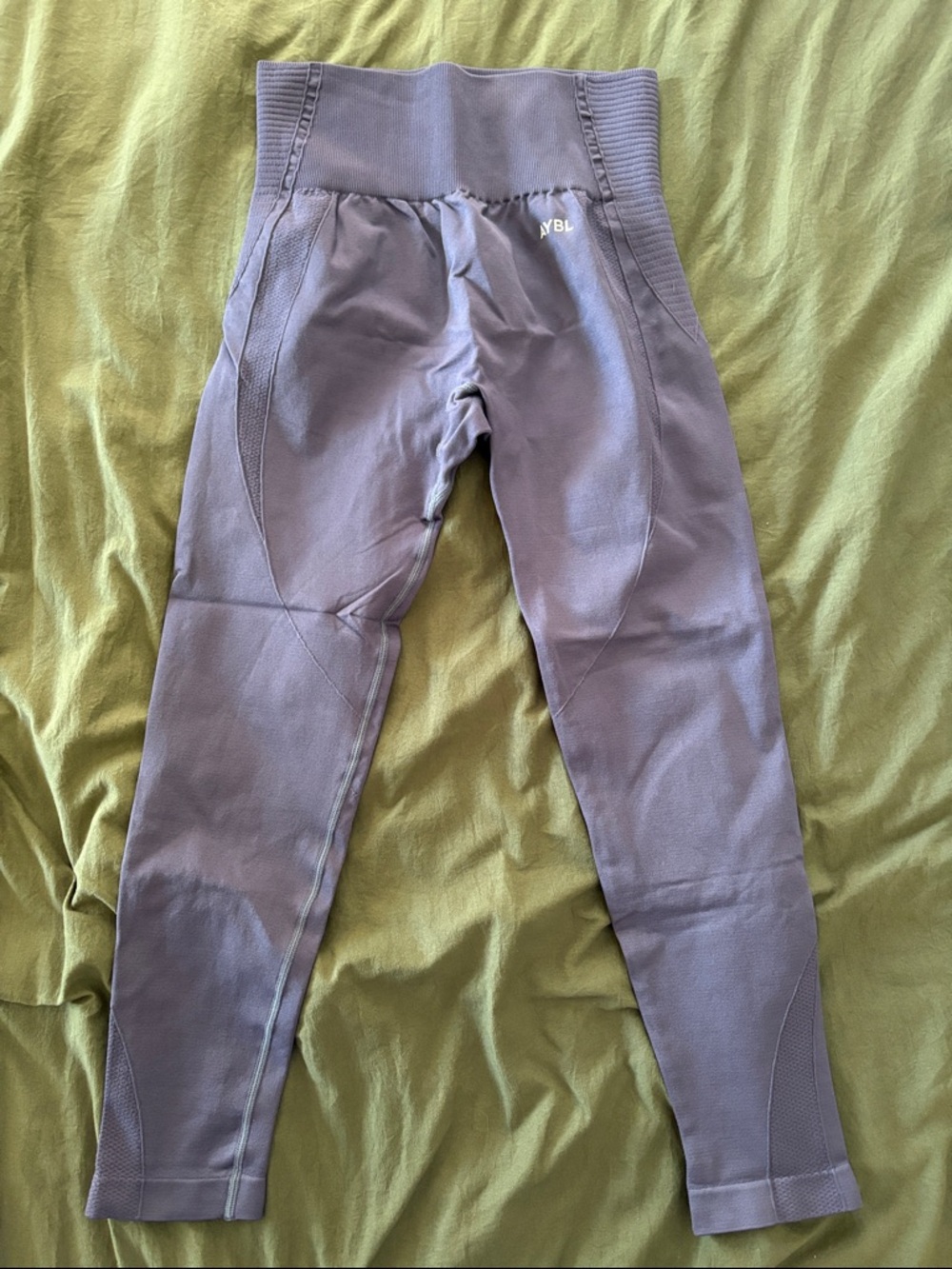 AYBL High-Waist Seamless Leggings in Dusty Lavender